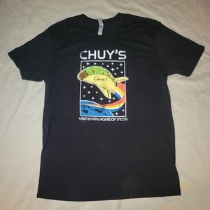 Next Level Chuy's Tacos Short Sleeve Black Shirt Size L Taco